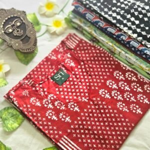 Women’s Cotton Kurti – Traditional Motif Layout