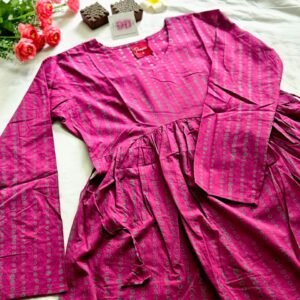 Blush Gold Dot Peplum Top